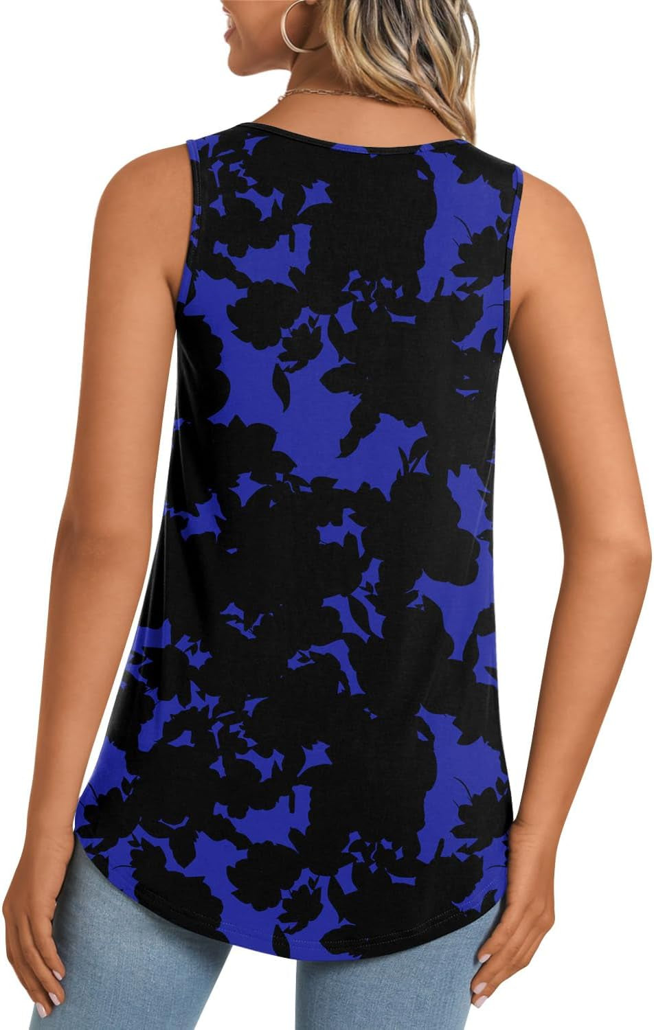 Women'S Tank Tops 2026 Summer Tunics Casual Sleeveless Shirts Ladies Loose Fit Blouses S-4XL by Matrix Store