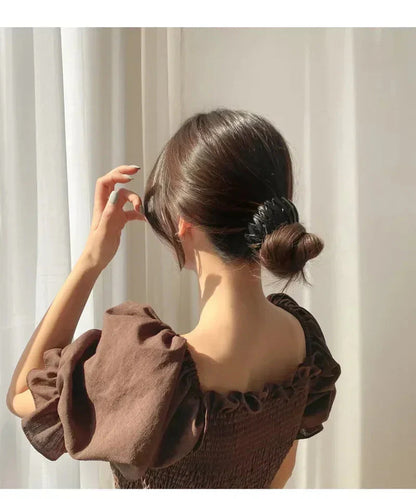 Bird Nest Shaped Ponytail Hair Clip – Magic Lazy Braider Hairpin for Women by Matrix Store