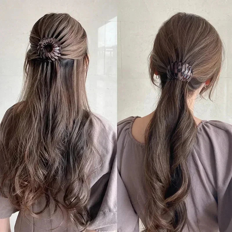 Bird Nest Shaped Ponytail Hair Clip – Magic Lazy Braider Hairpin for Women by Matrix Store